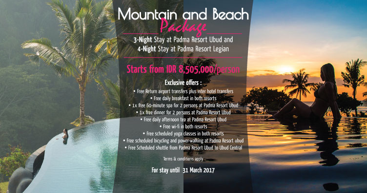 Mountain and Beach Package