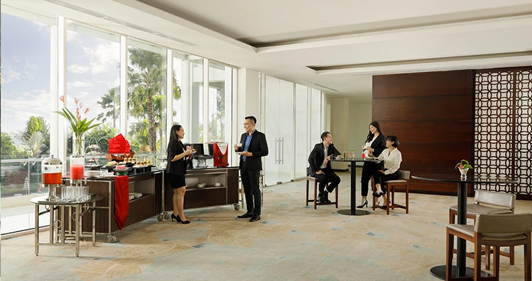 Coffee Break Corner Setup at Resinda Hotel Karawang